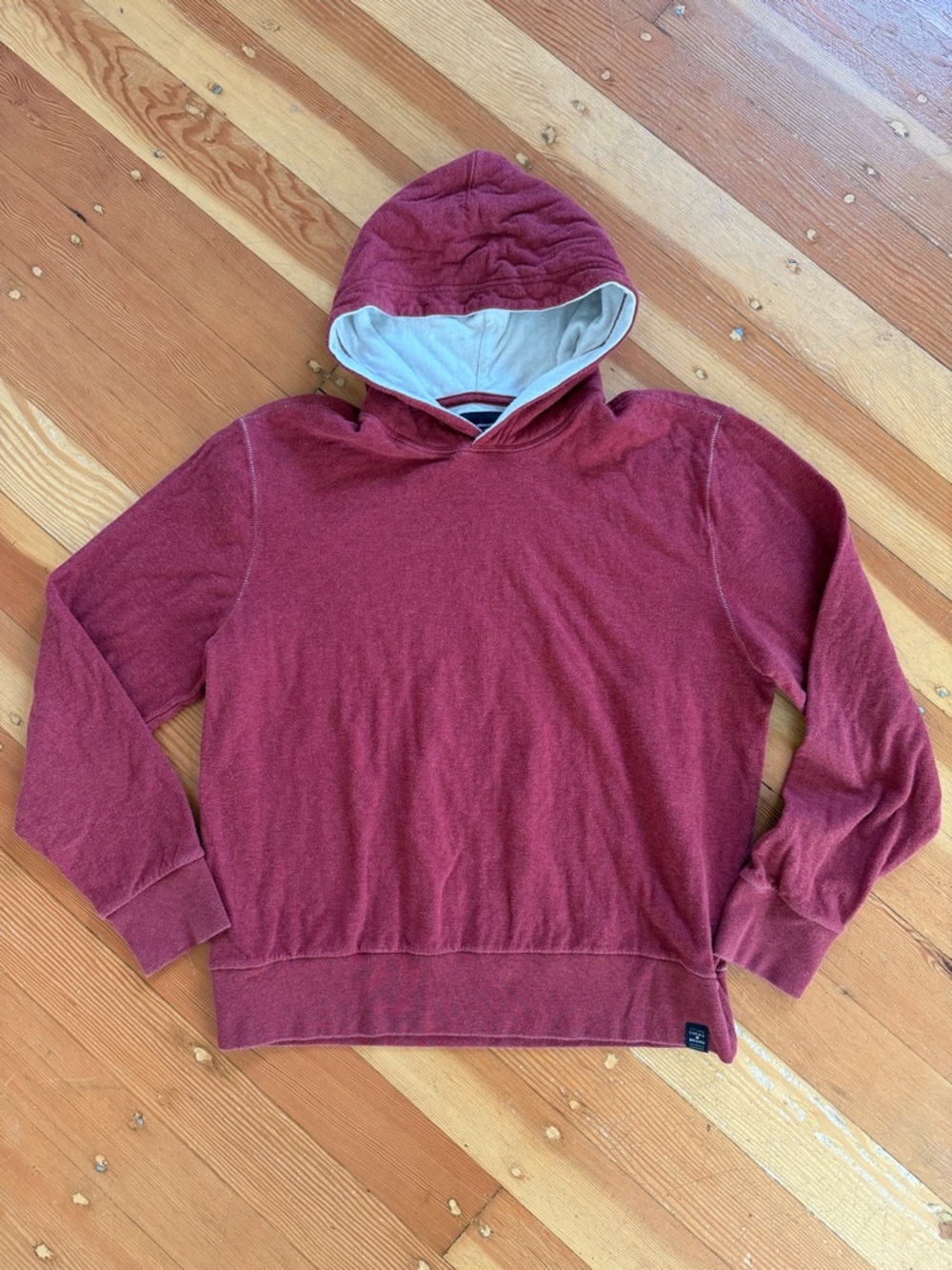 Lucky Brand Men’s Soft Cotton Knit‎ Hooded Shirt Medium